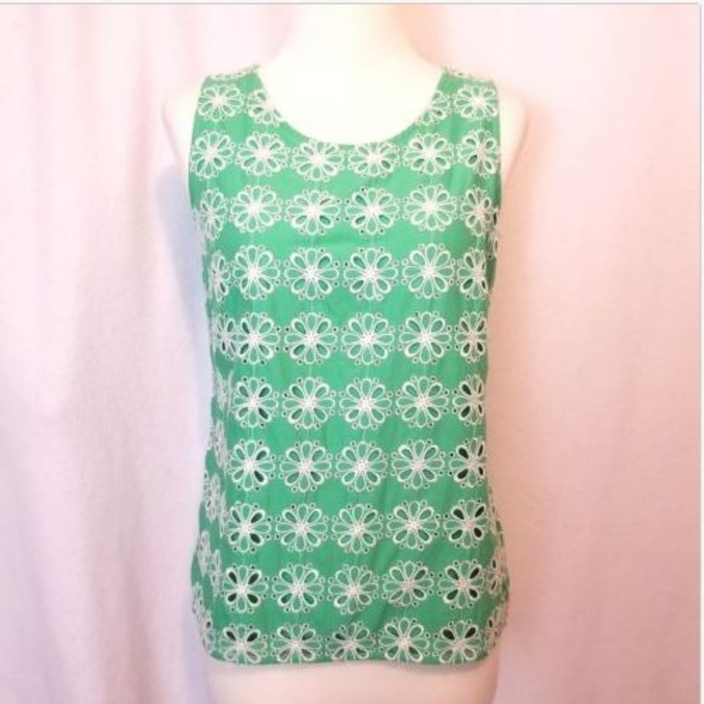 Boden Katie Top Embroidered Sleeveless